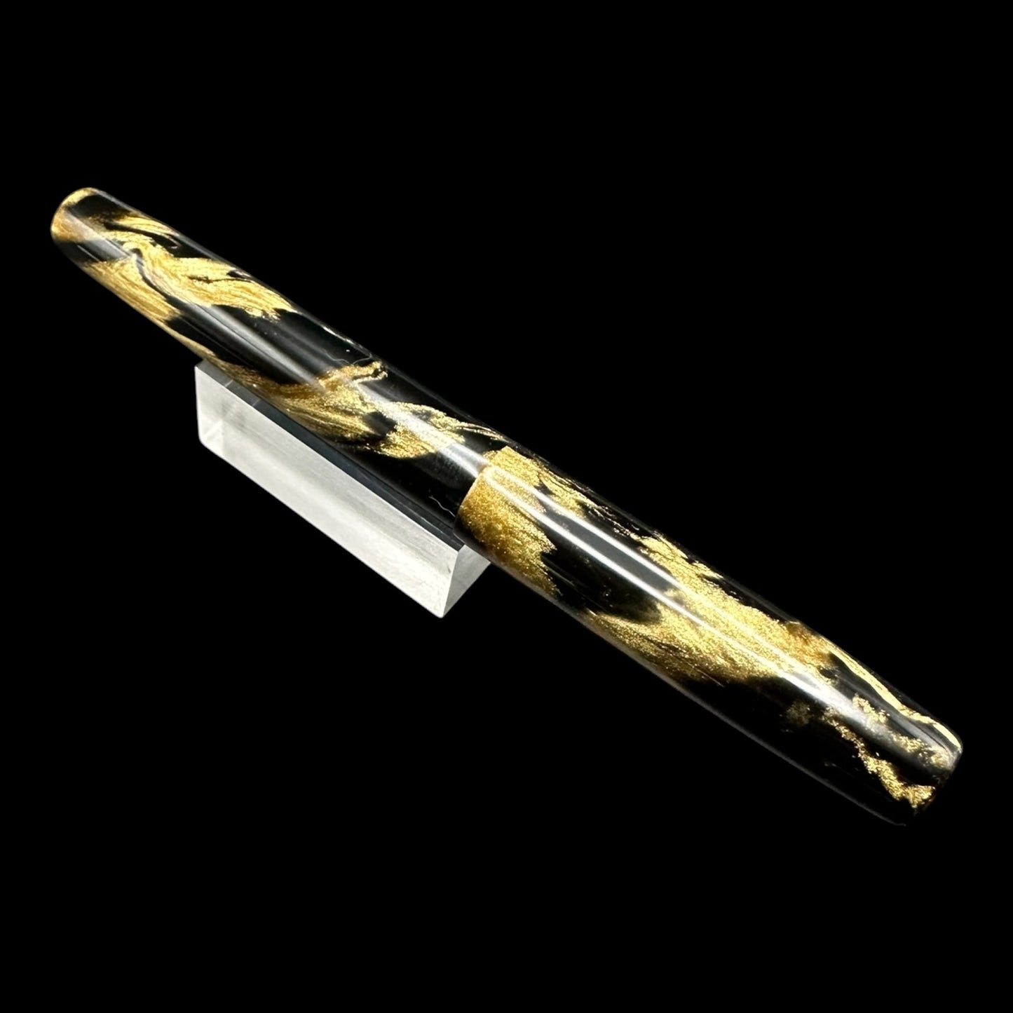 RelicPens Black Gold Fountain Pen