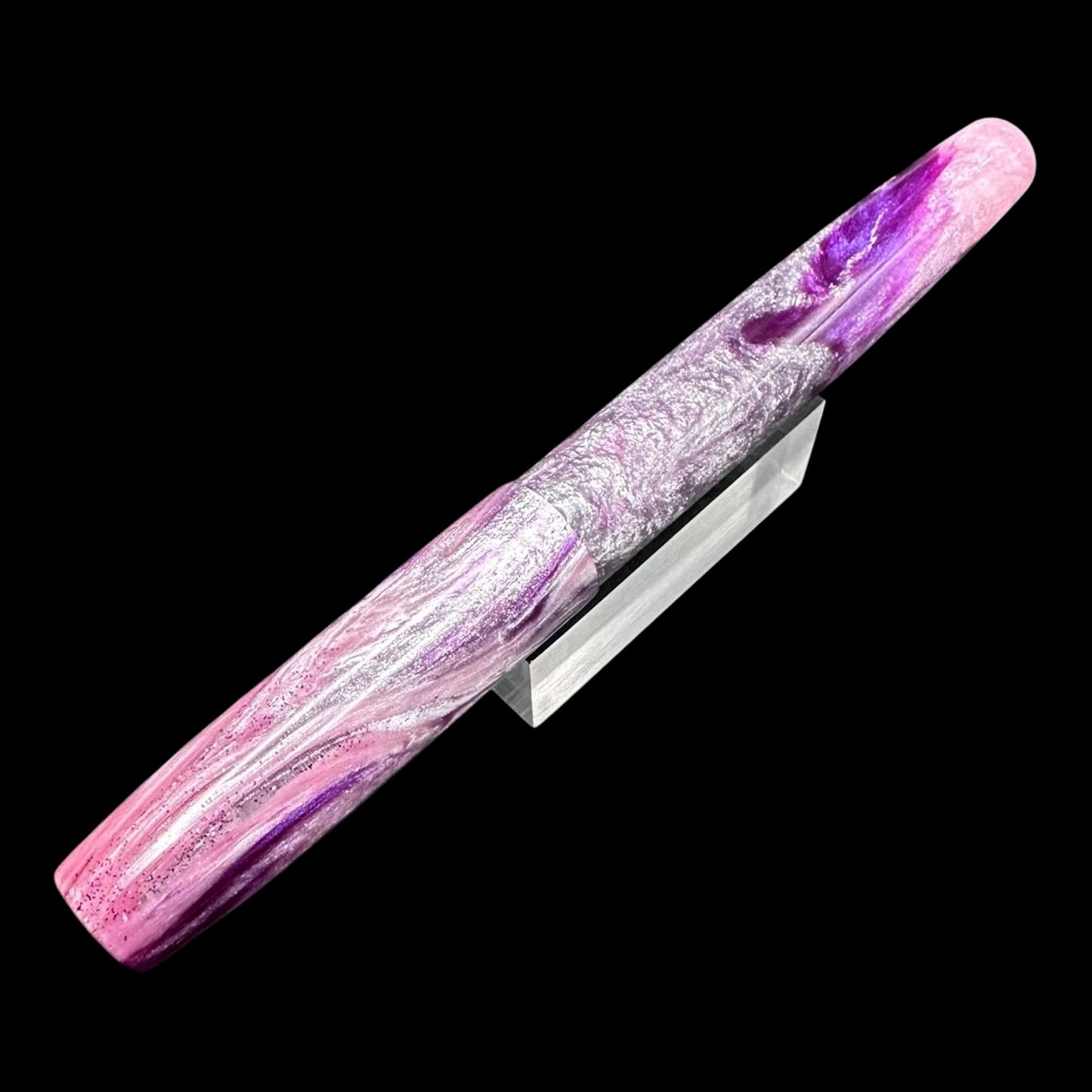 RelicPens Purple Pink Silver Swirl Fountain Pen