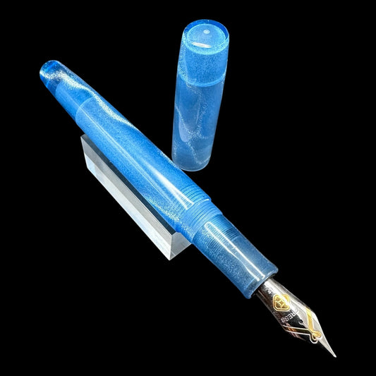 RelicPens Pourly Controlled Blue Fountain Pen