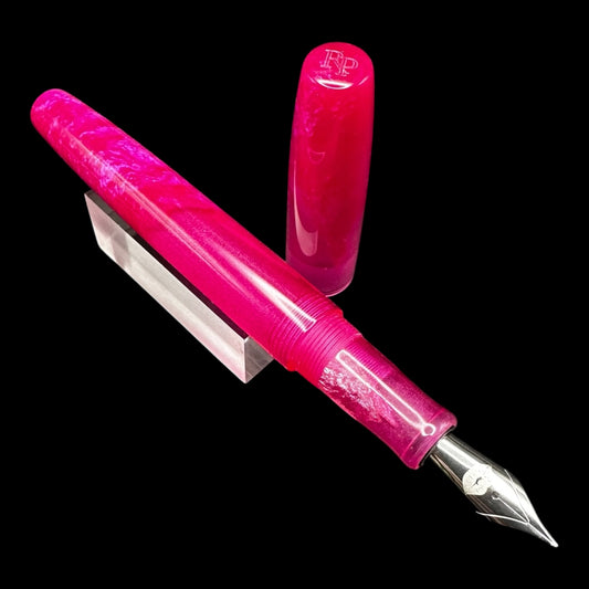 RelicPens Hot Pink Lipstick Fountain Pen