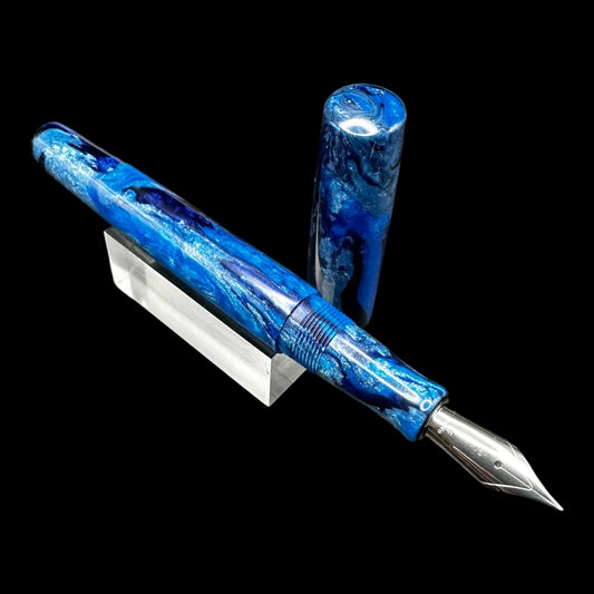 RelicPens Icy Blue Fountain Pen