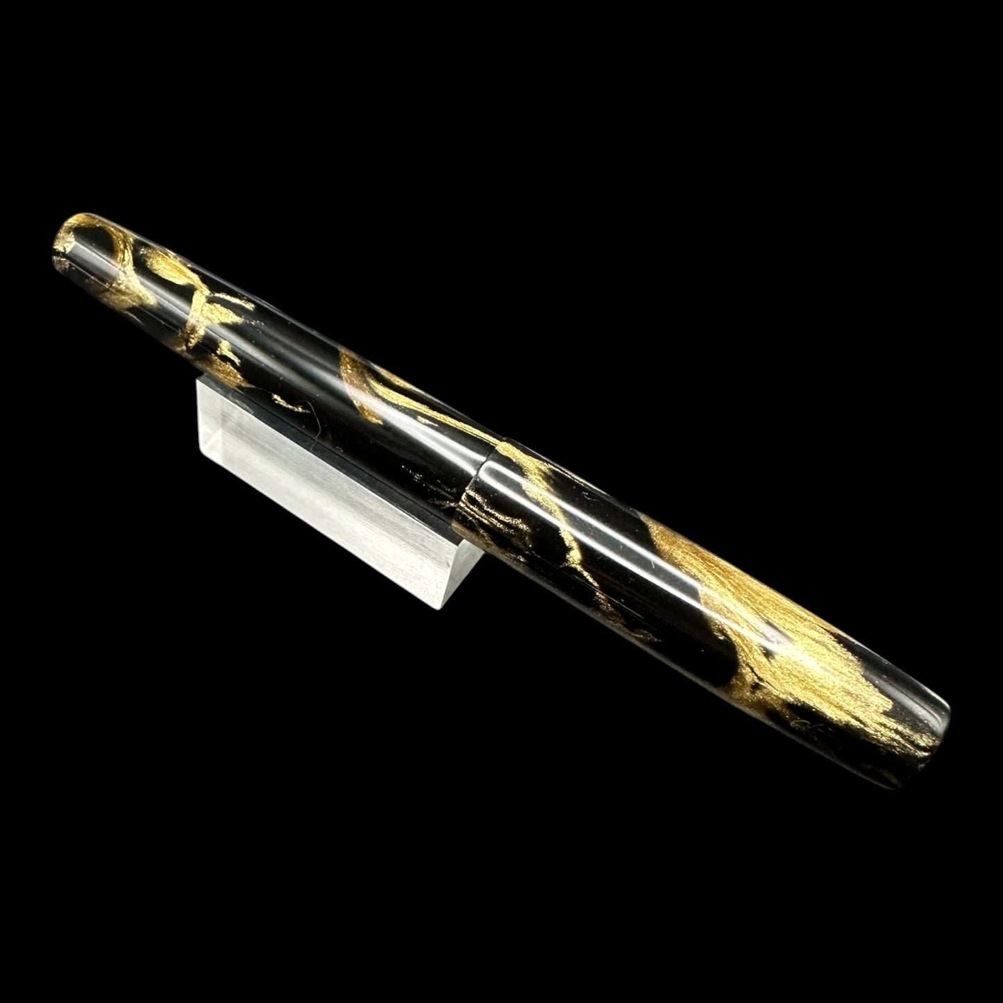 RelicPens Black Gold Fountain Pen