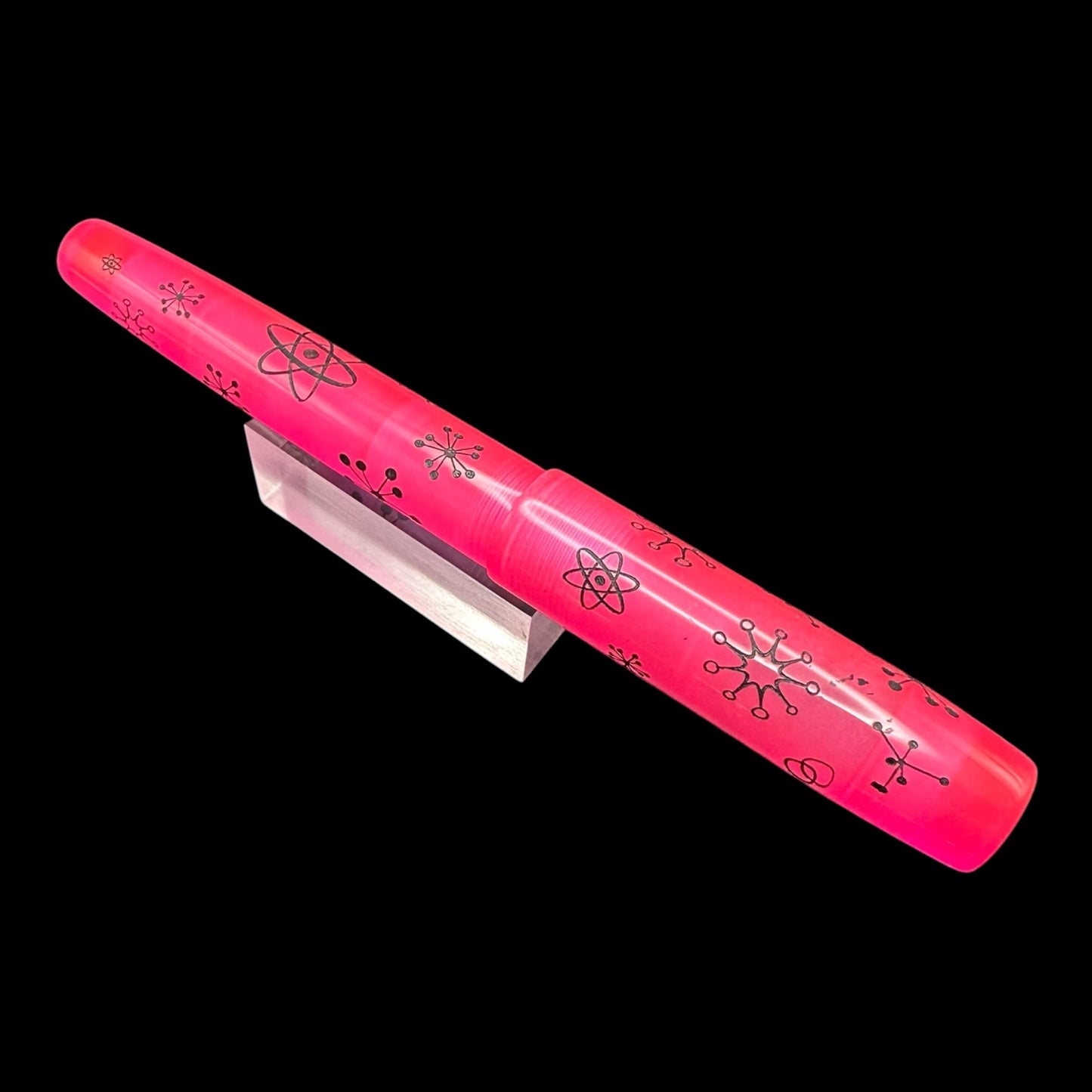 RelicPens Hot Pink Atomic Fifties Fountain Pen