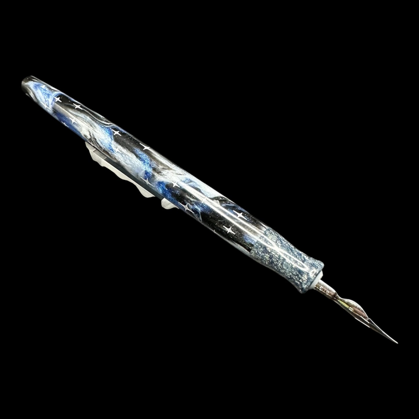 RelicPens Space Resin Large Starlight Nib Holder